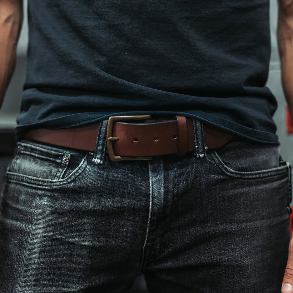 Men's Full Grain Leather Belt