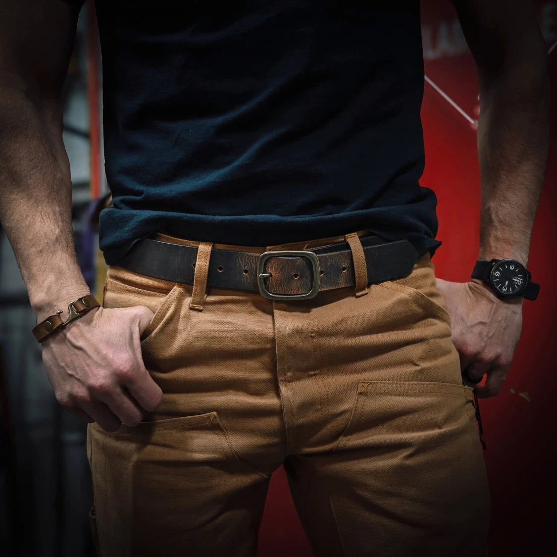 Men's Full Grain Leather Belt