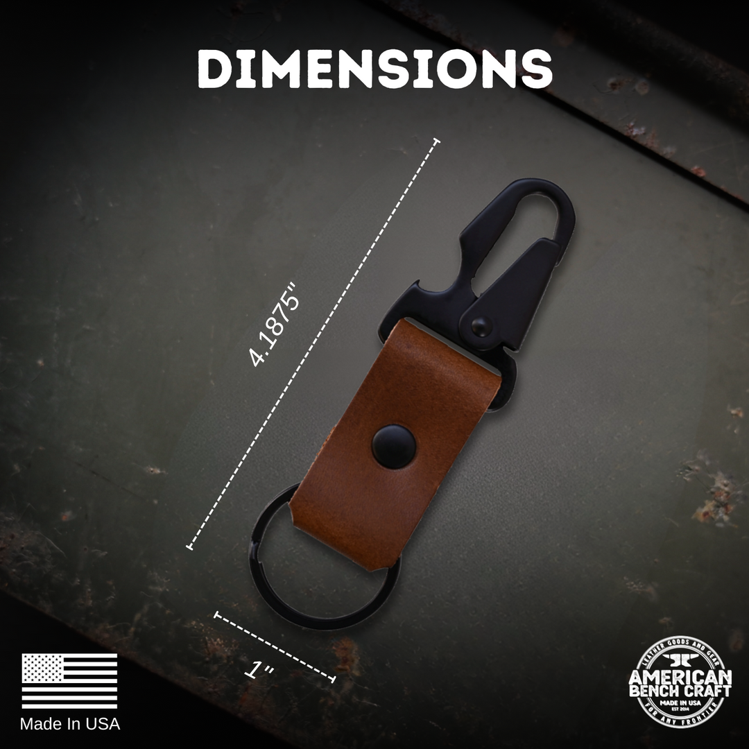 Bottle Opener Key Fob - Dimensions
