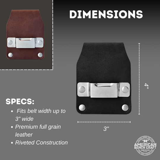 Tape Measure Holder - Dimensions