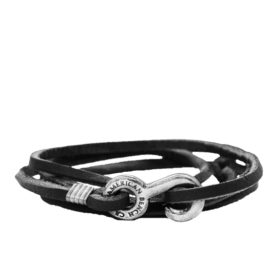 Bootlegger Wrap Bracelet - Black