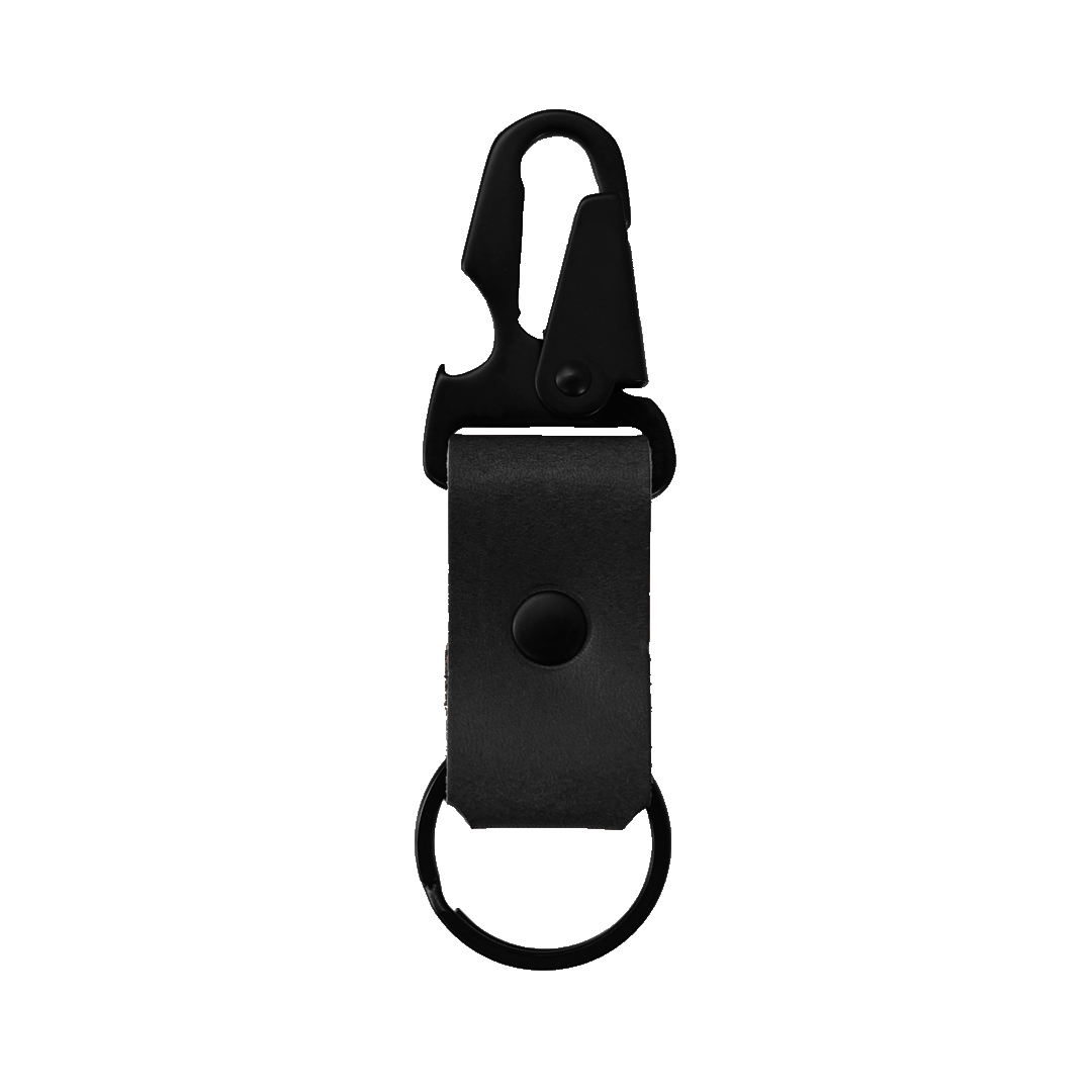 Bottle Opener Key Fob - Black