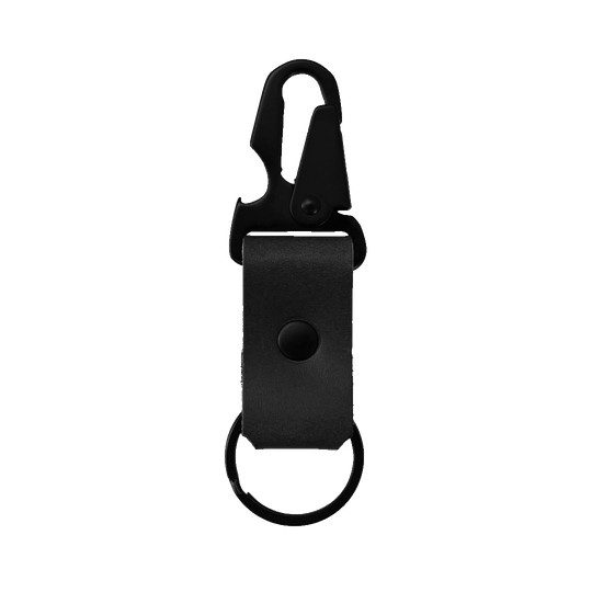 Bottle Opener Key Fob - Black
