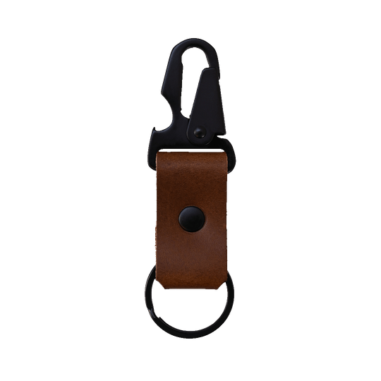 Bottle Opener Key Fob - Brown