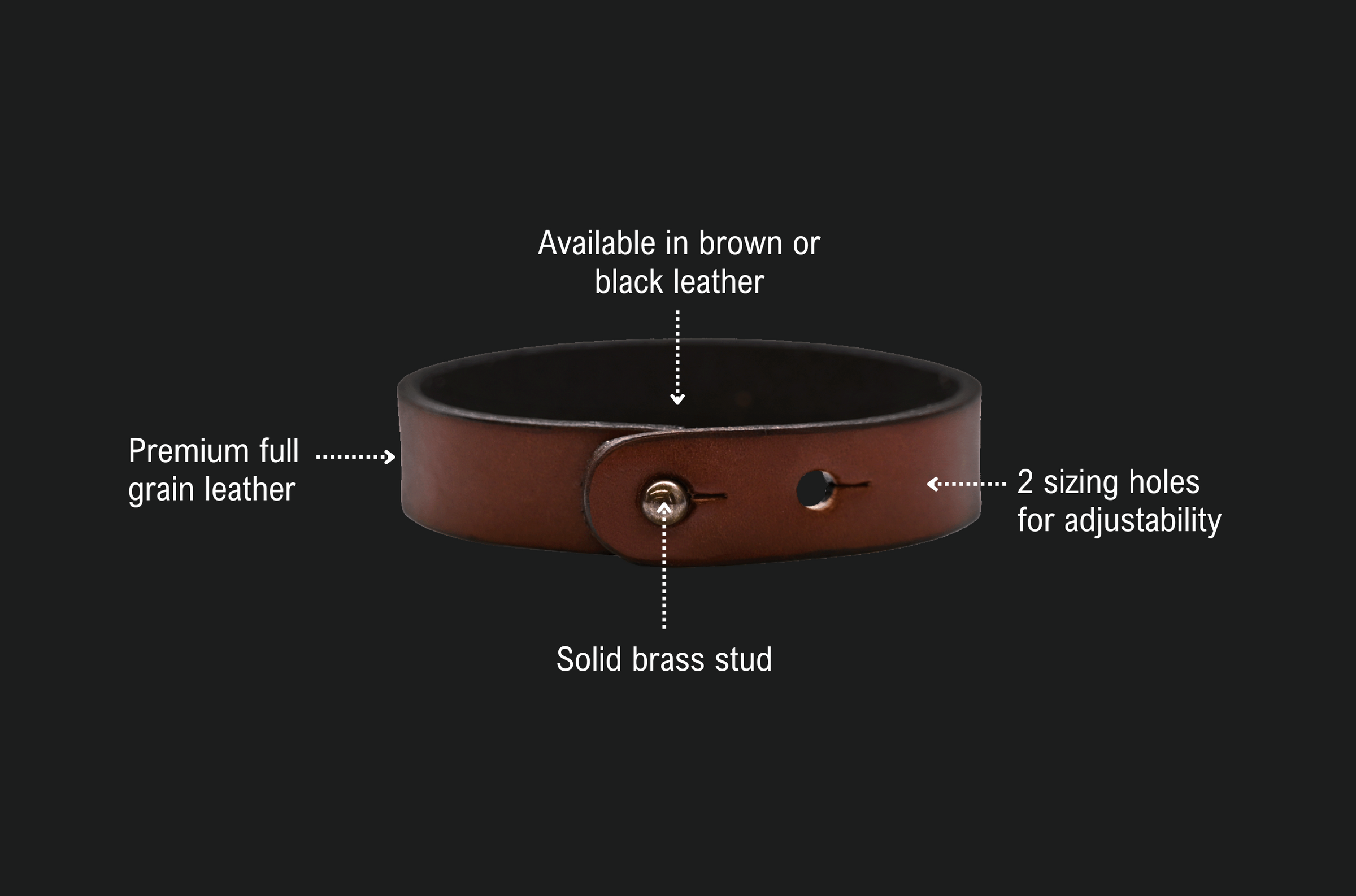 Button Stud Bracelet - A+ Content
