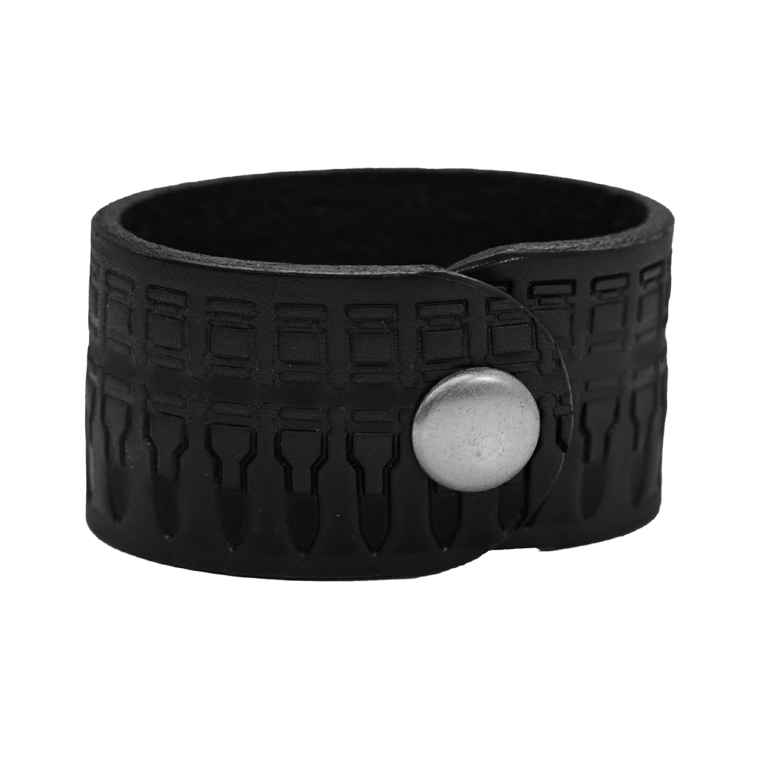 Cartridge Cuff Bracelet - Black - Back