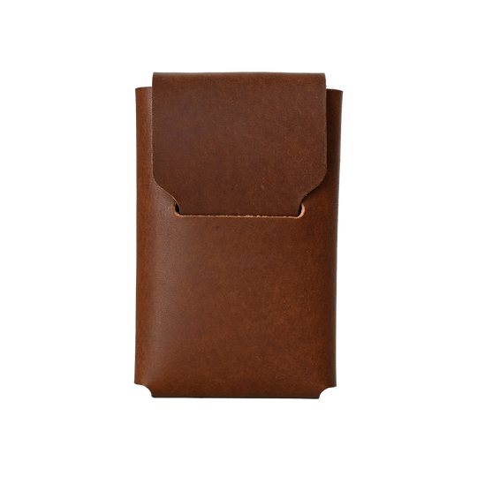 Cascade Card Holder - Brown Leather