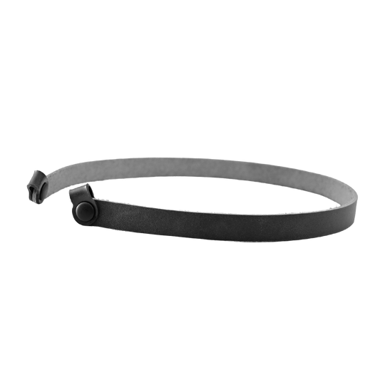 leather sunglass strap - black leather