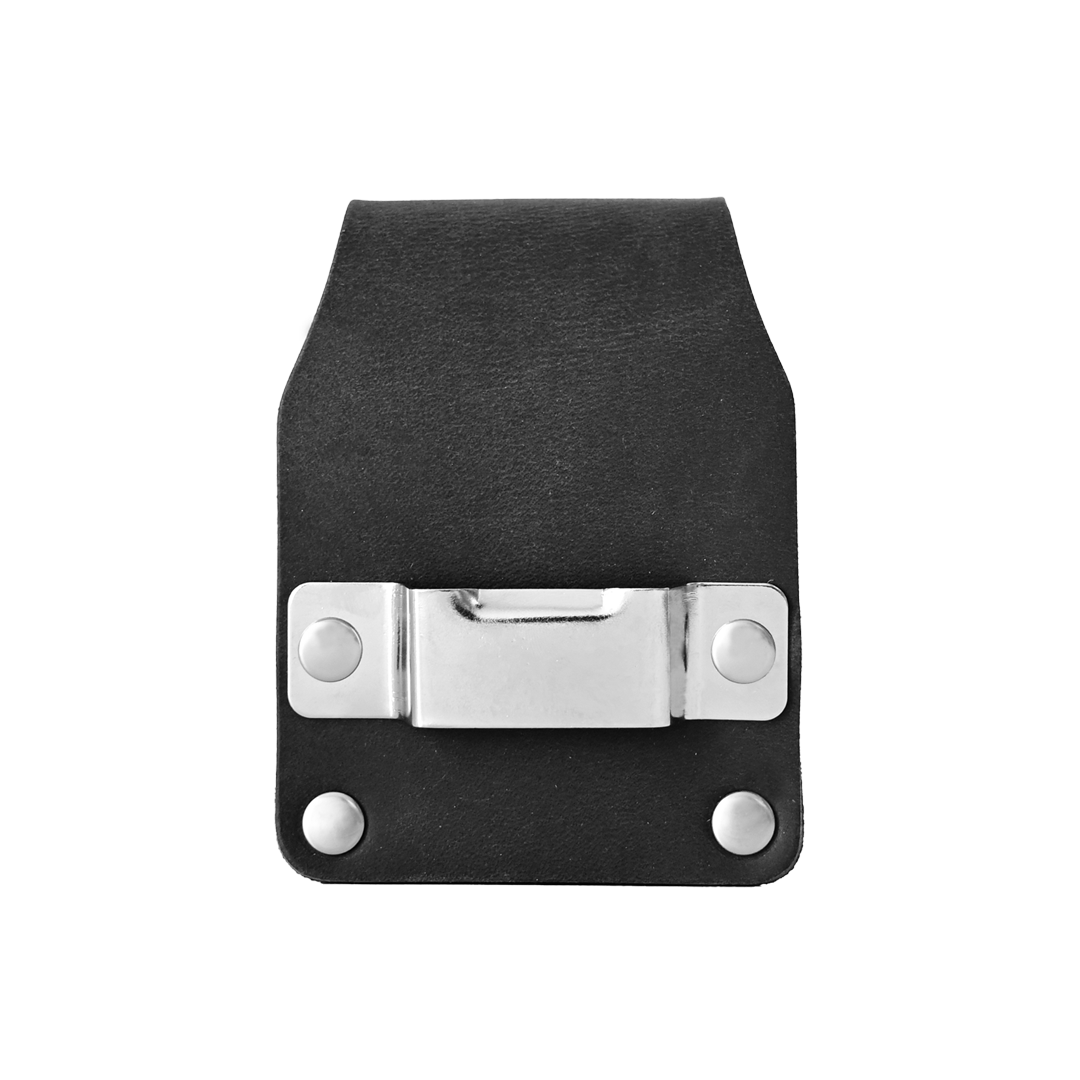 Tape Measure Holder - Black Leather