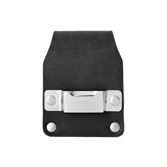 Tape Measure Holder - Black Leather