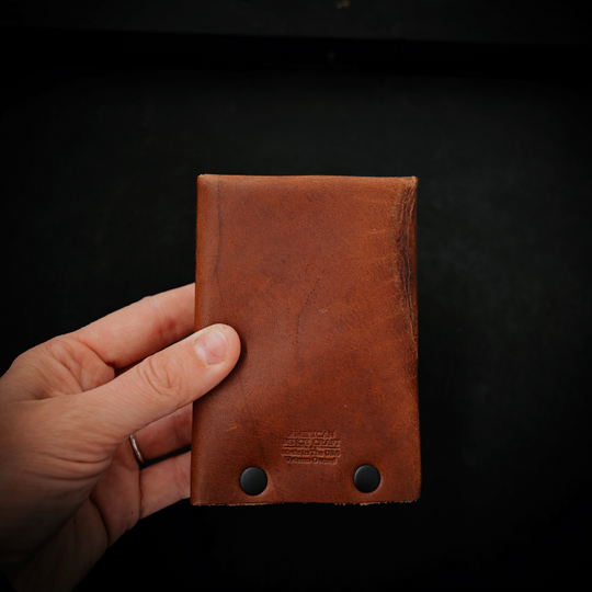 Hammer Riveted Wallet - Scarred Range - Back Wallet