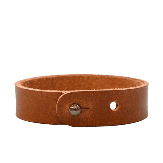 Tan Canyon Button Stud Bracelet