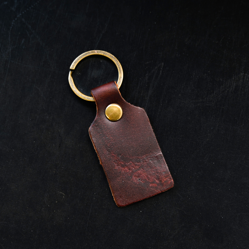 BSA STARFIRE FAUX LEATHER KEY RING OFFICIALLY LICENSED B.S.A