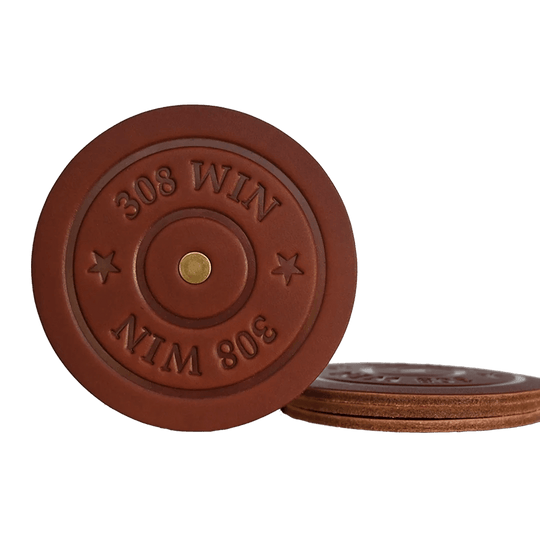 Bullet Coasters--American Bench Craft-ABC-HKO-COA-BR-308