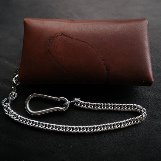 Biker Chain Wallet - Cattle Brand--American Bench Craft-ABC-WAL-BWS