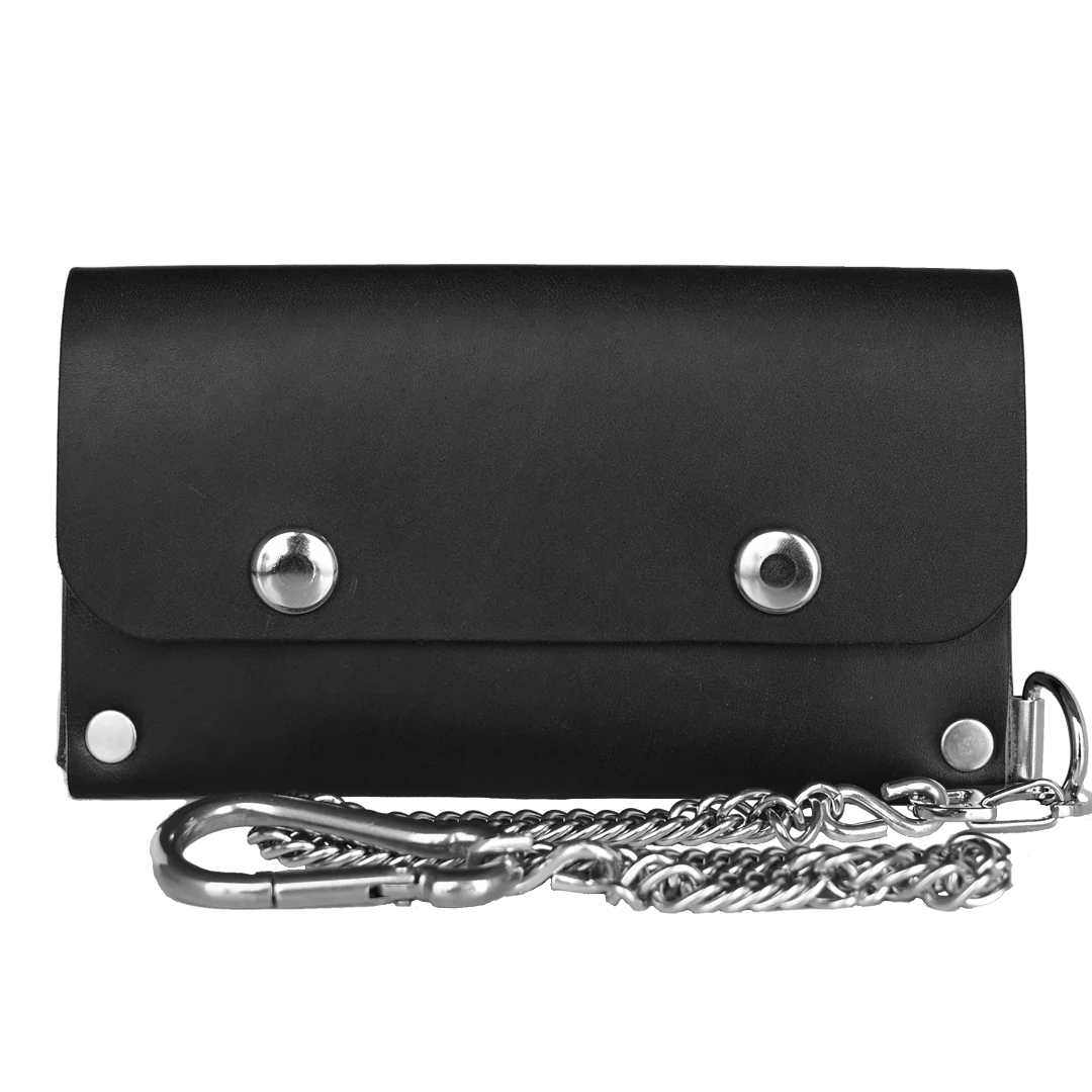 Biker Chain Wallet--American Bench Craft-ABC-WCJ-BW-BL