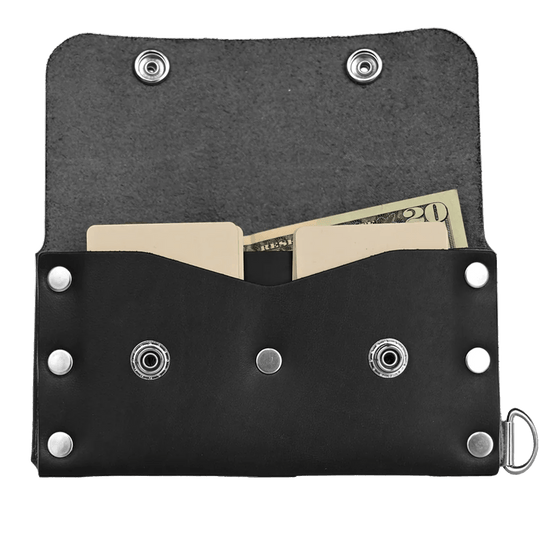 Biker Chain Wallet--American Bench Craft-ABC-WCJ-BW-BL