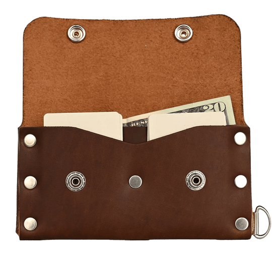 Biker Chain Wallet--American Bench Craft-ABC-WCJ-BW-BL