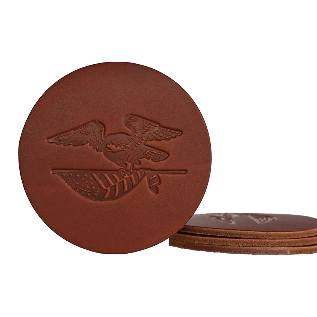 Patriotic Coasters--American Bench Craft-ABC-HKO-COA-BR-EAG