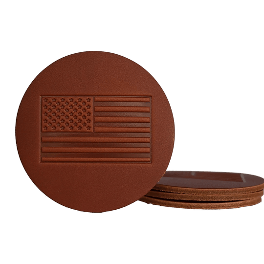 Patriotic Coasters--American Bench Craft-ABC-HKO-COA-BR-SSB