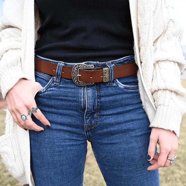 ladies western belts