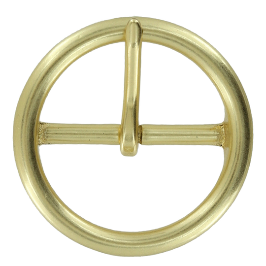 Circle Belt Buckle Brass