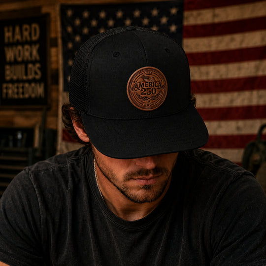 250th Hat - Black
