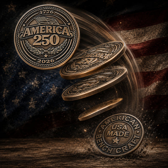 ABC/America 250 Challenge Coin - Lifestyle 