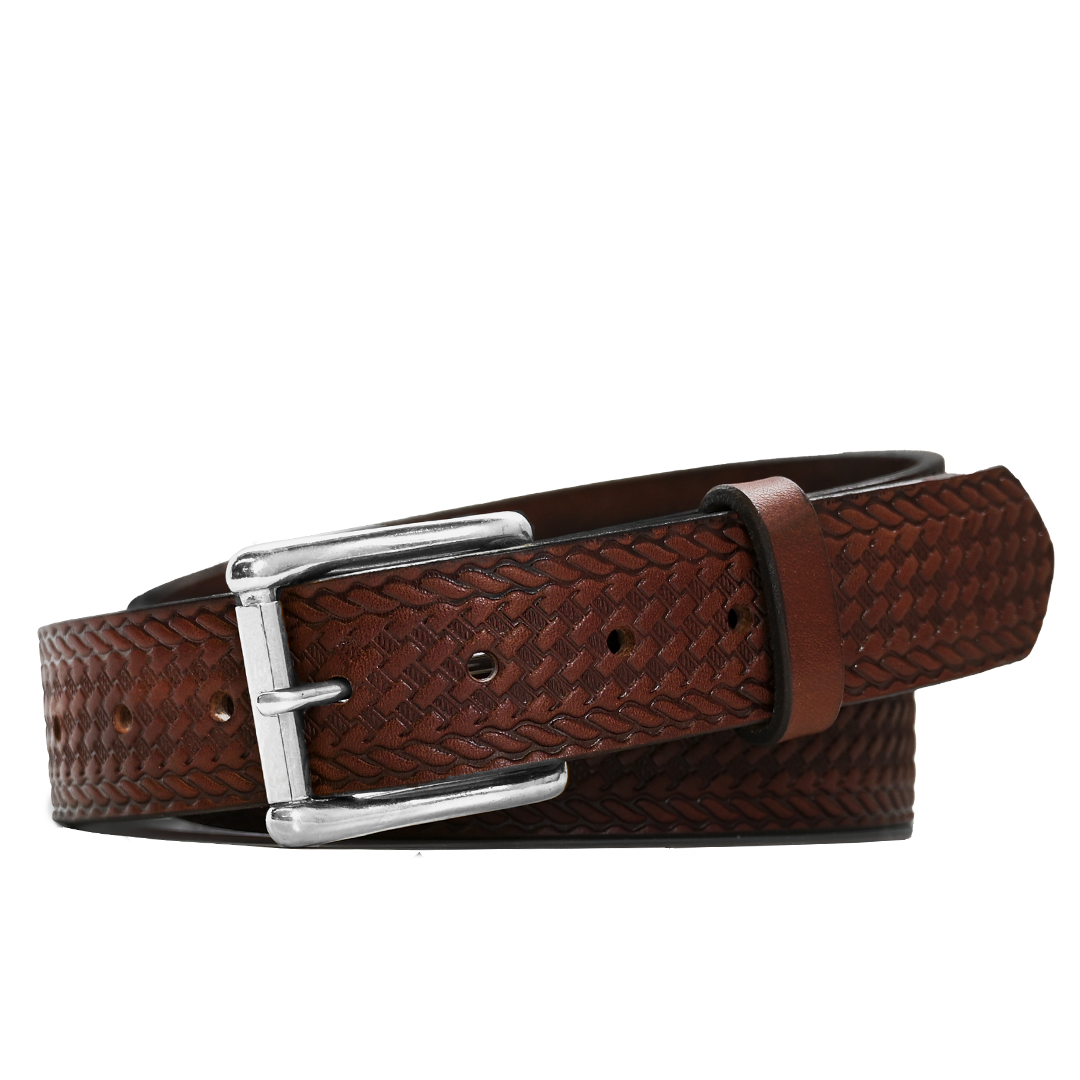 Thedi Evander Crosszip Half Belt, size 2XL, Chestnut
