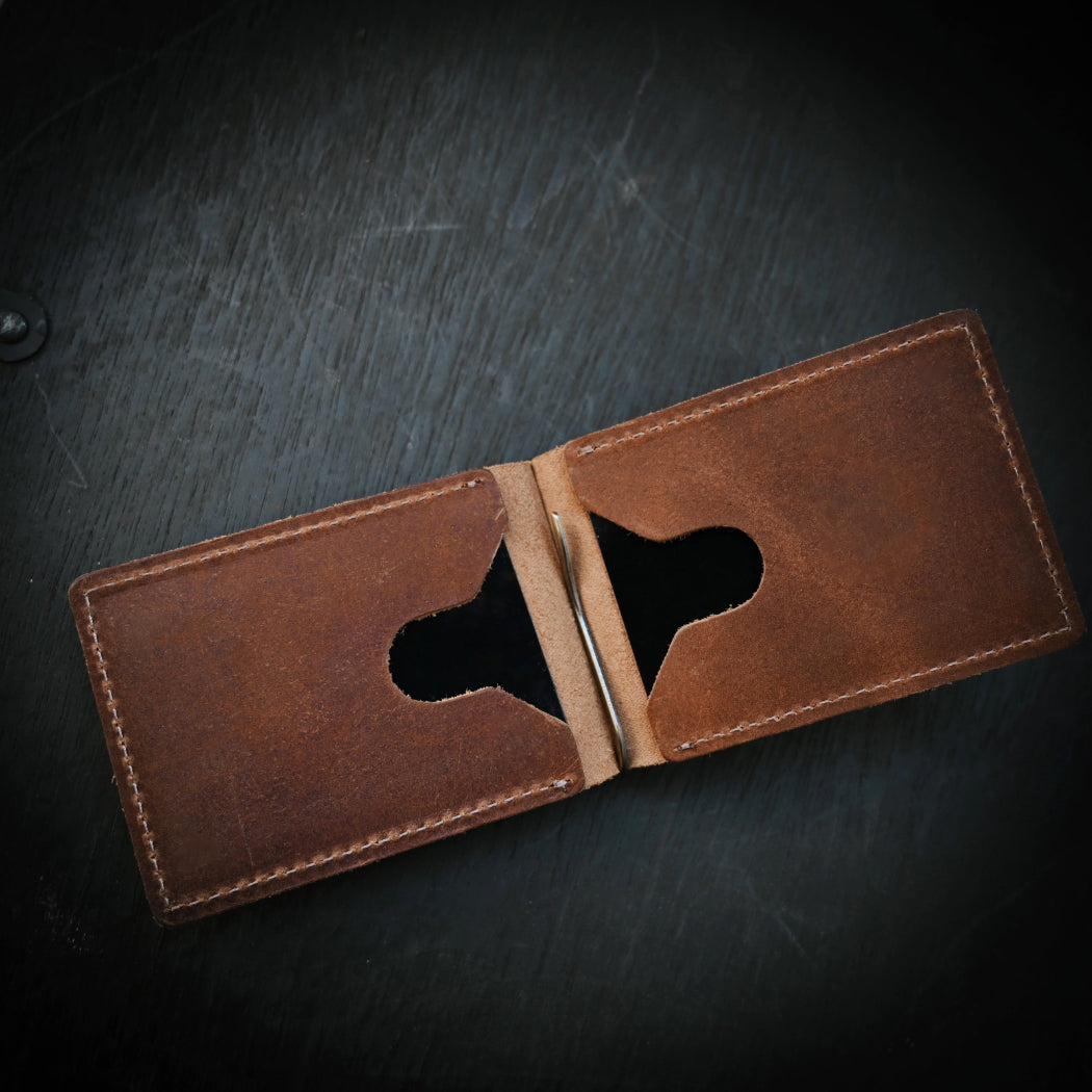 Bar Clip Wallet Opened Credit Cards