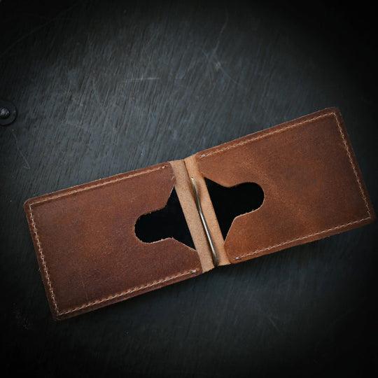Bar Clip Wallet Opened Credit Cards