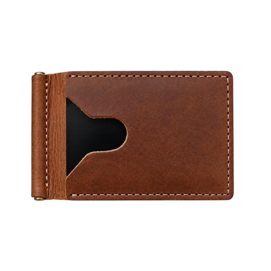 Bar Clip Wallet Closed with Card