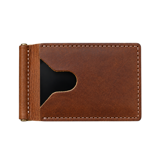 Bar Clip Wallet Closed with Card