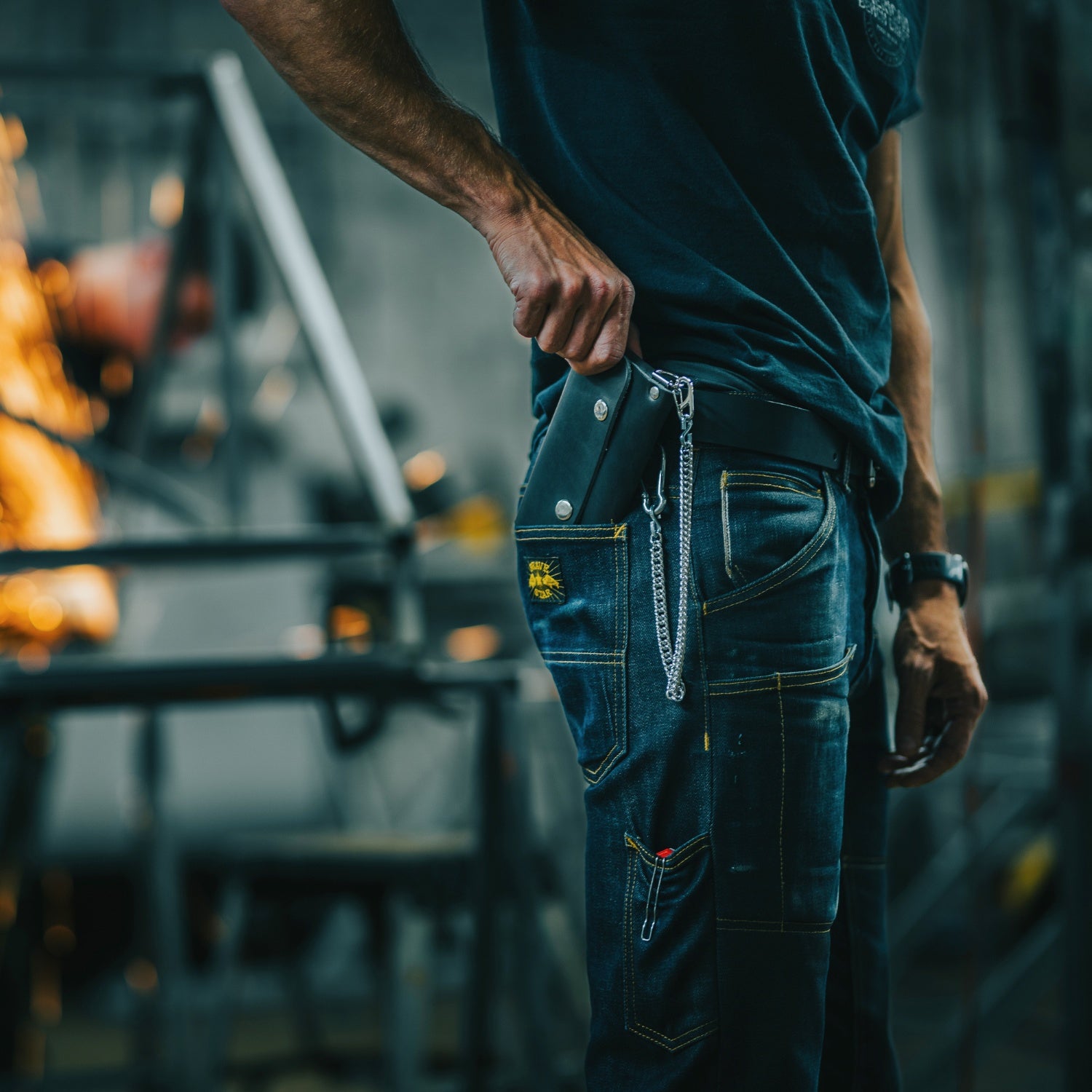 Biker Chain Wallet | American Bench Craft