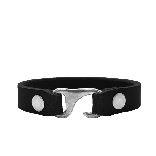 Black Tuckerman Clasp Bracelet - Front