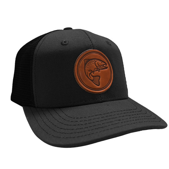 Brook Trout Hat - Black