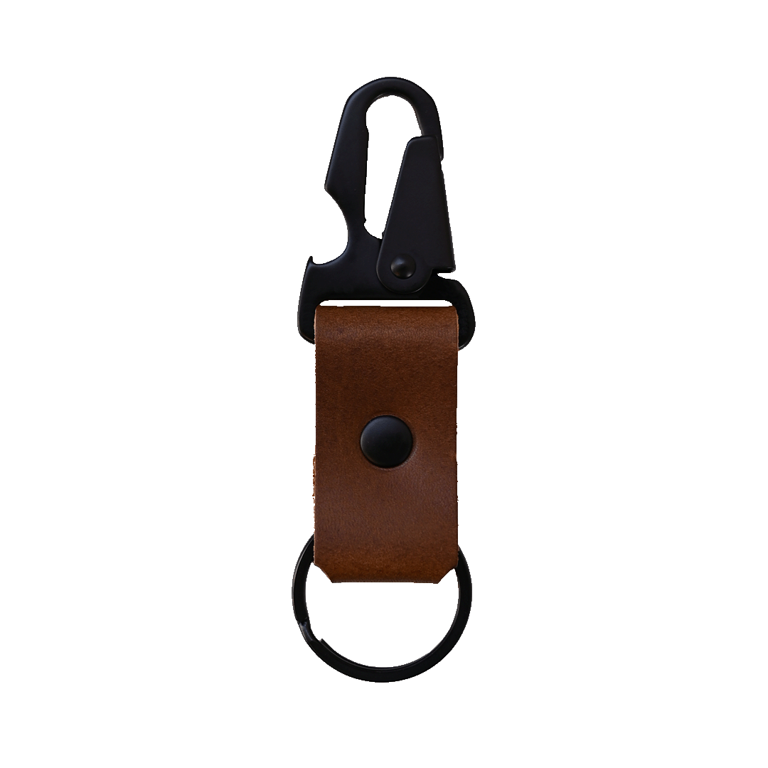 Bottle Opener Key Fob - Brown