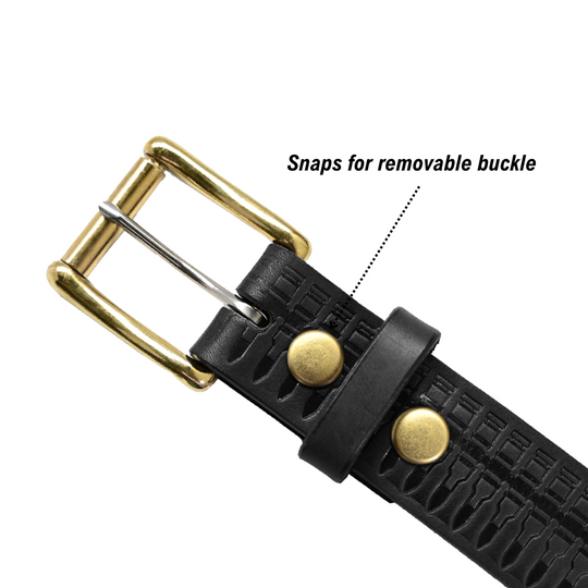 Cartridge Belt - Black - Brass - Snaps