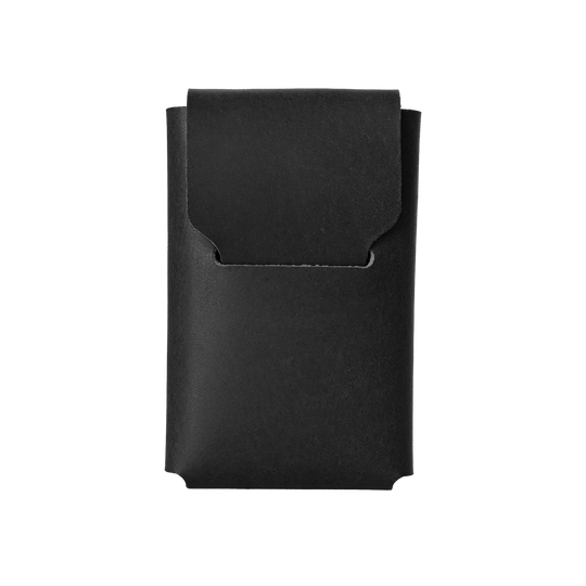 Cascade Card Holder - Black Leather
