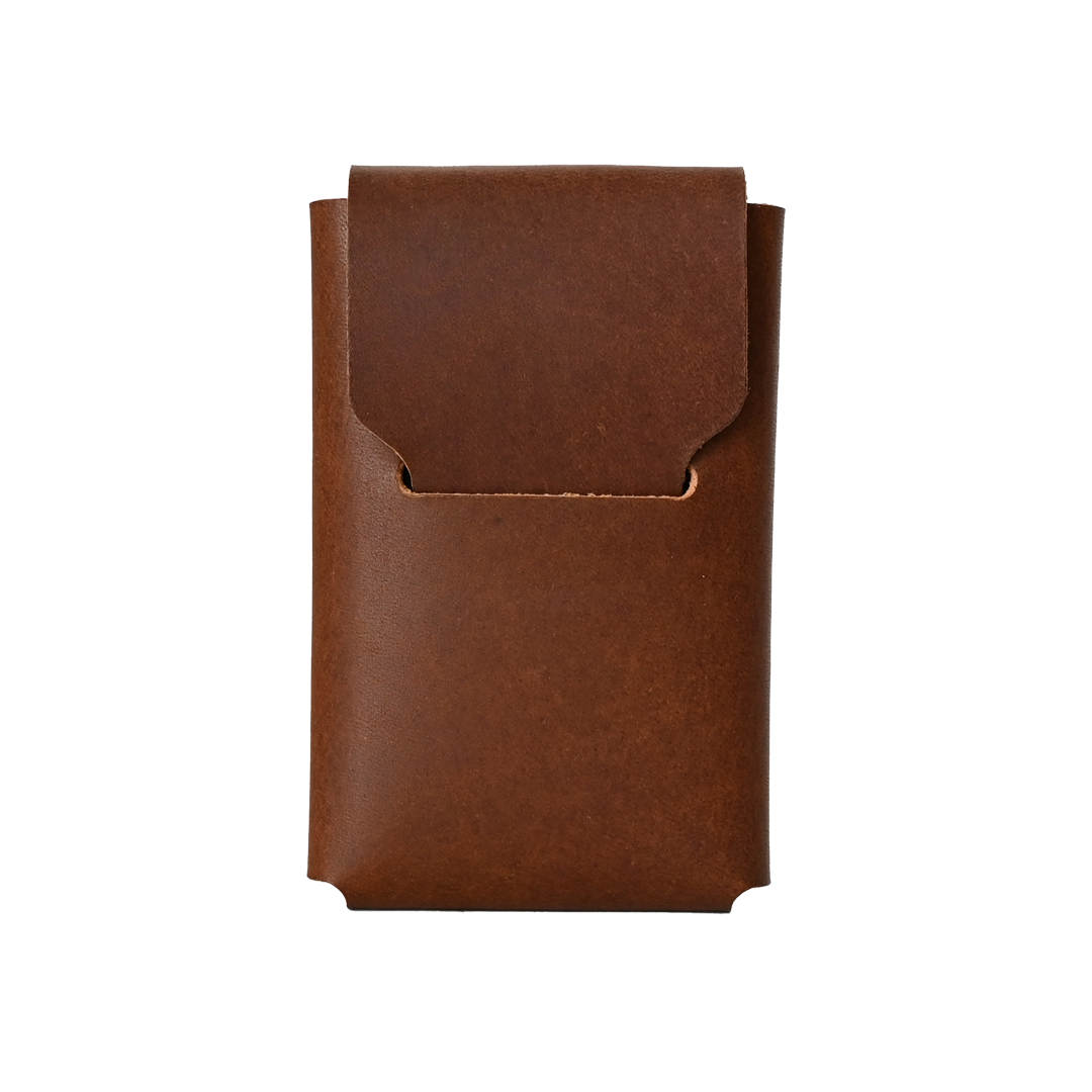Cascade Card Holder - Brown Leather