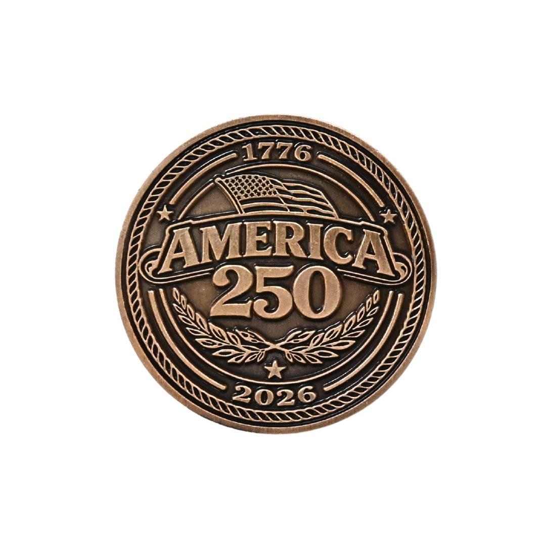 ABC/America 250 Challenge Coin - Front