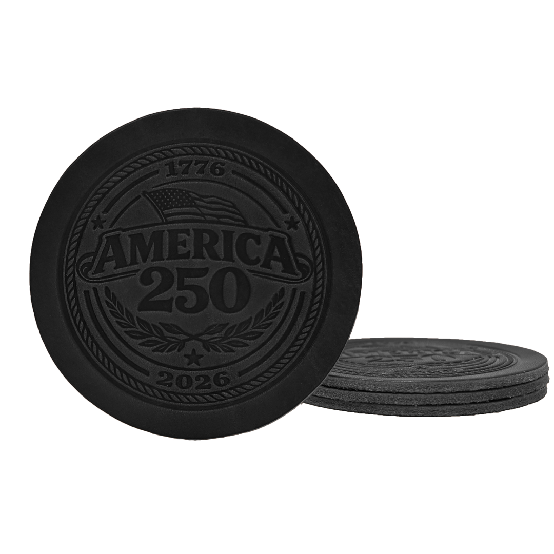 250th Anniversary Coasters - Black