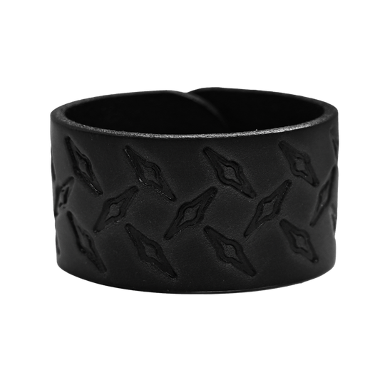 Diamond Plate Cuff - Black