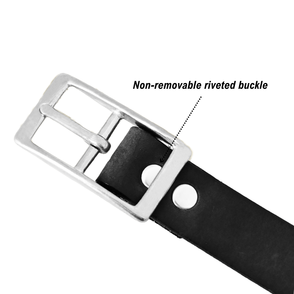 dress belt buckle - black/nickel