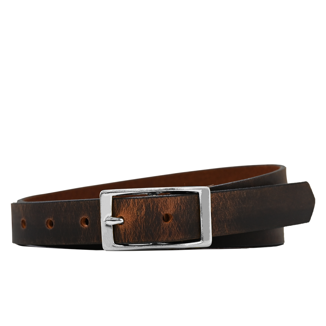 Legacy Belt - Brown - Nickel