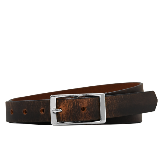 Legacy Belt - Brown - Nickel