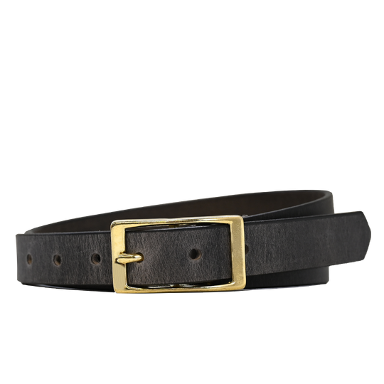 Legacy Belt - Grey - Brass