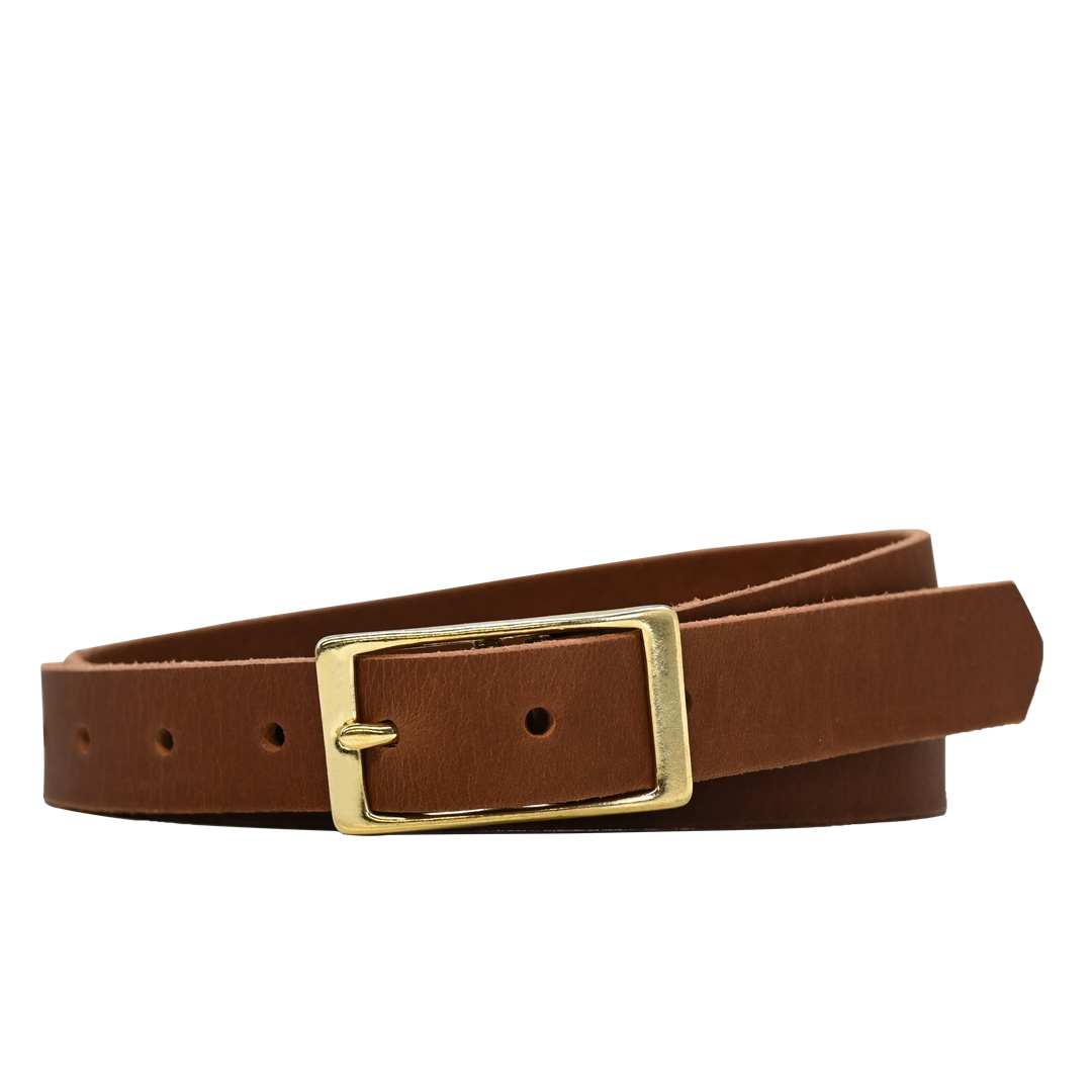 Legacy Belt - Tan - Brass