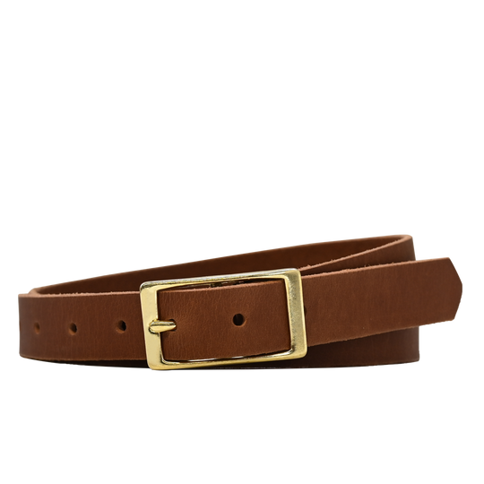 Legacy Belt - Tan - Brass