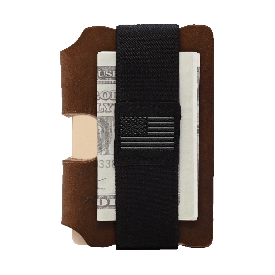 EDC Wallet - Brown Leather